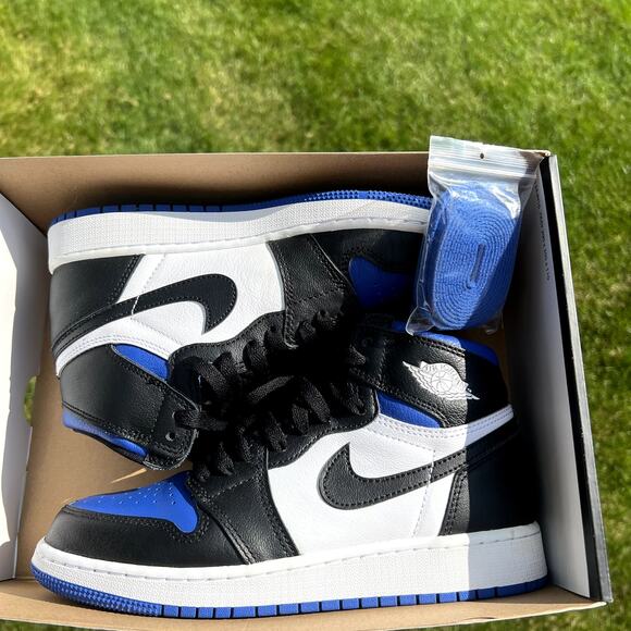 Nike Air Jordan 1 Retro High OG GS Royal Toe Men\'s Shoes - Size 5.5 - Ships Now main image 7